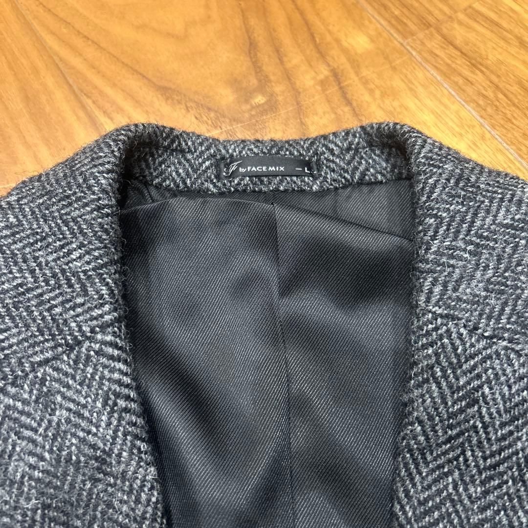 Harris 【新品】ハリスツイード／FACE MIX ヘリンボーン ジャケット