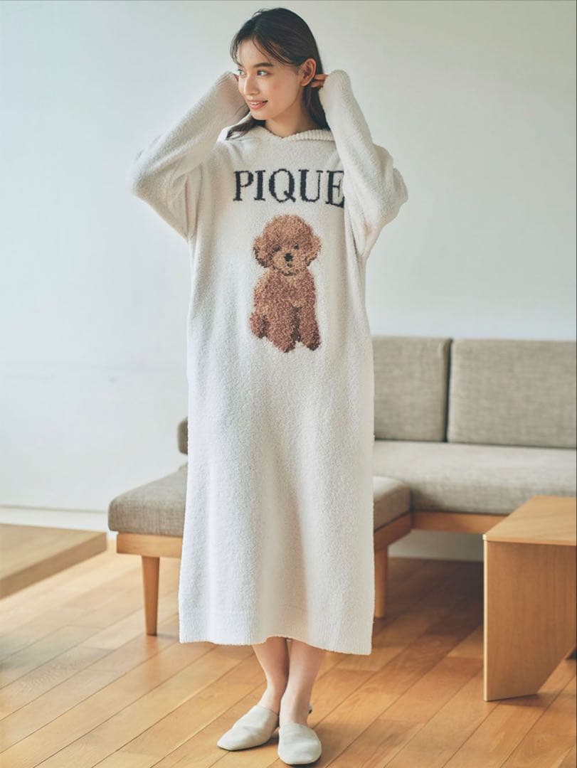 gelato pique ジェラートピケ トイプードル ジャガードワンピース