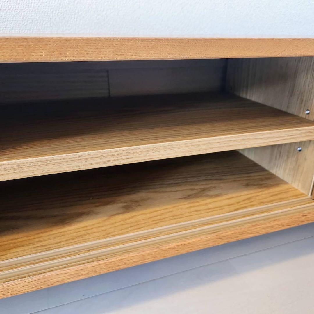 無印良品】 テレビボード AVボード テレビ台 オーク材 廃盤 幅150cm