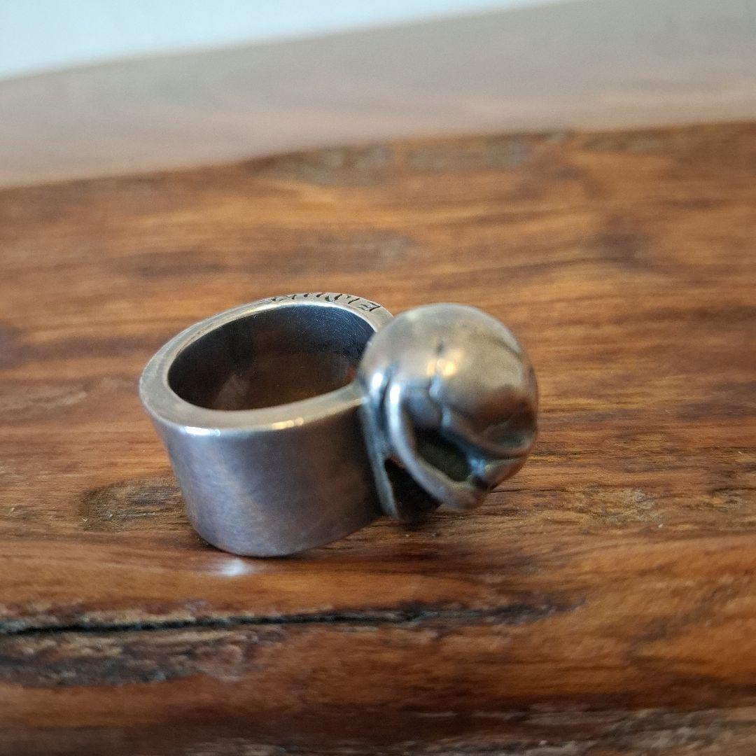 ベ*タ様 ストップライトスカルリング18金目21号 的を絞って生きろ