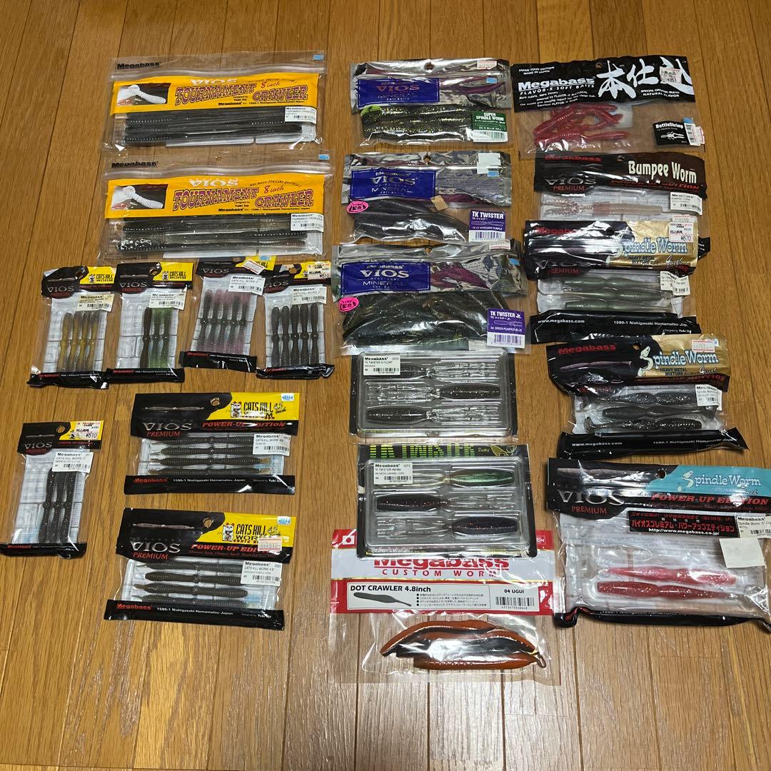 メガバスワームセット　20＋3袋 メガバスワームセット 20＋3袋 メガバスワームセット 20＋3袋 Amazon