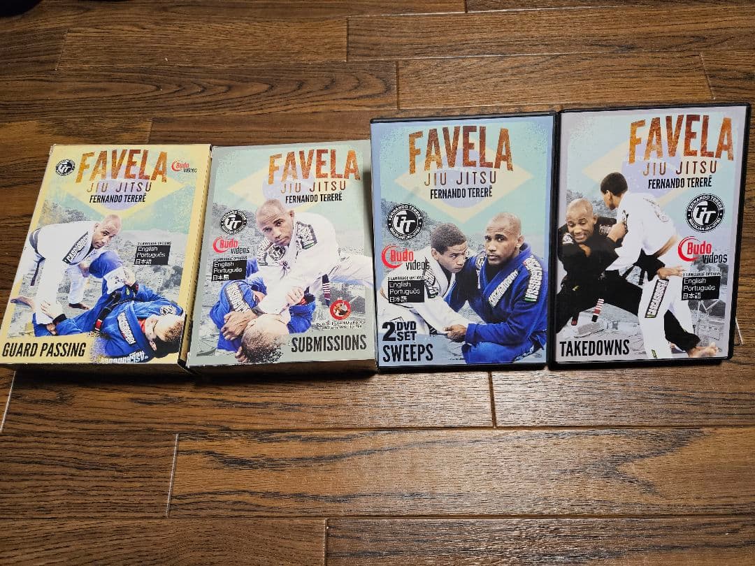 ブラジリアン柔術 DVD FAVELA JIU JITSU コンプリートセット ファベーラ柔術 ガードパス 3枚組 by フェルナンド・テレレ (DVD
