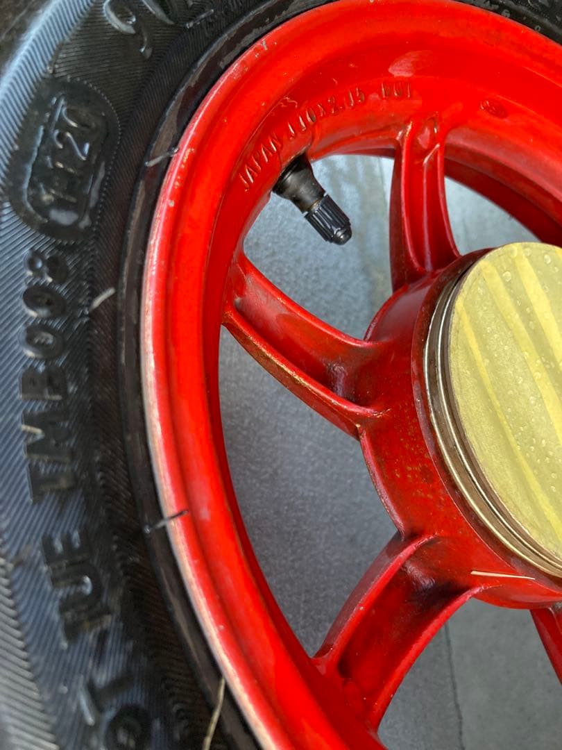 ぽ*ん様 AF35 ライブディオZX 赤ホイール アニバーサリー仕様 DIO S