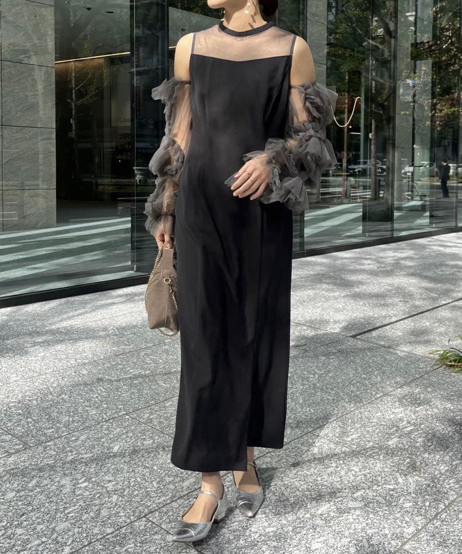 こ*ろ様 Na+H ボーダーフリルワンピース