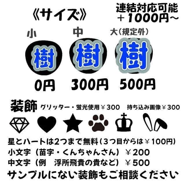 7/12Banana様専用 うちわ文字 オーダー 団扇屋さん ハングル 連結