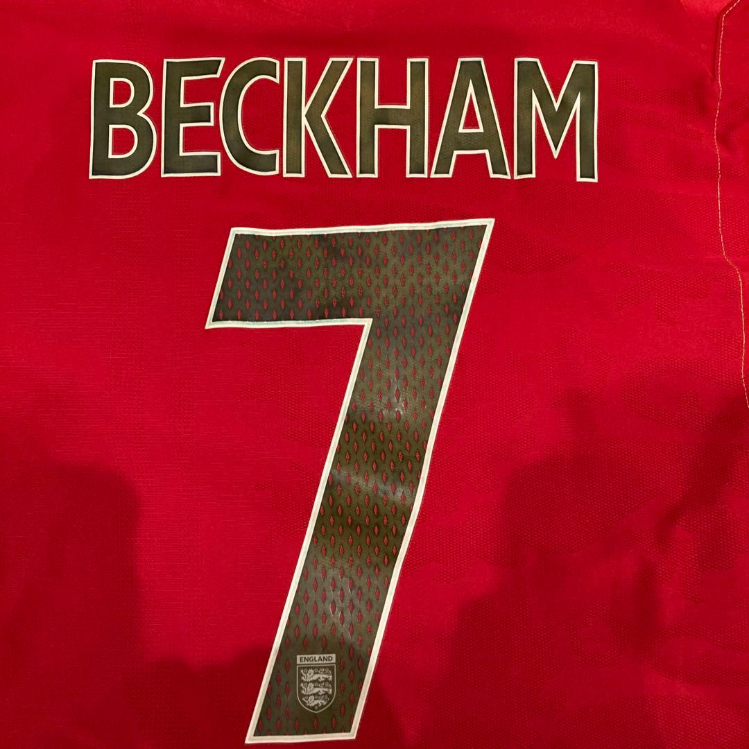 ベッカムネーム入り イングランド代表アウェイユニフォーム