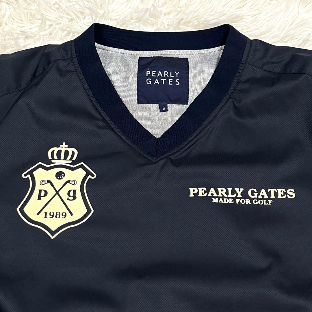 美品✨PEARLY GATES ジャケット 大きいサイズ6 ネイビー - メルカリ
