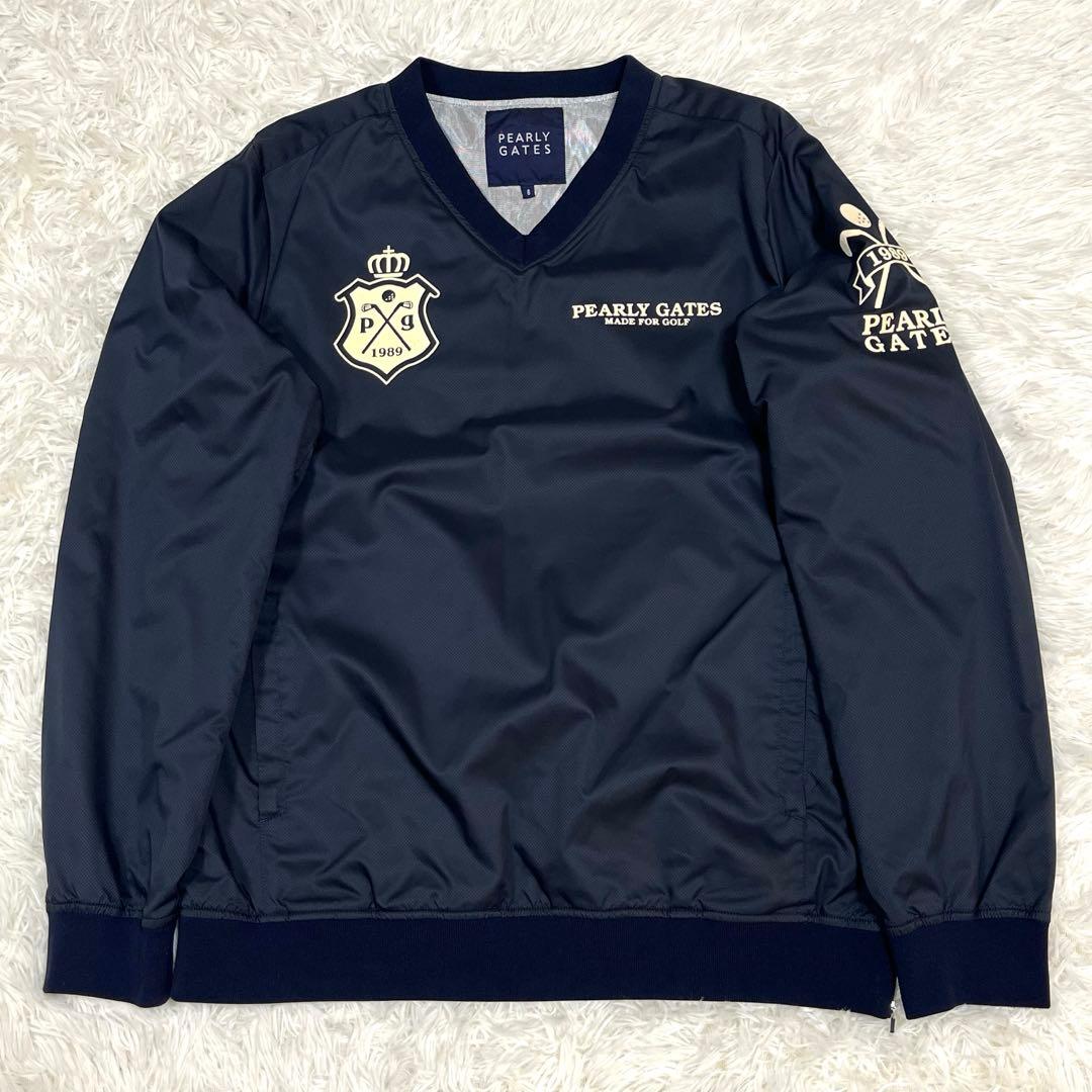 美品✨PEARLY GATES ジャケット 大きいサイズ6 ネイビー - メルカリ