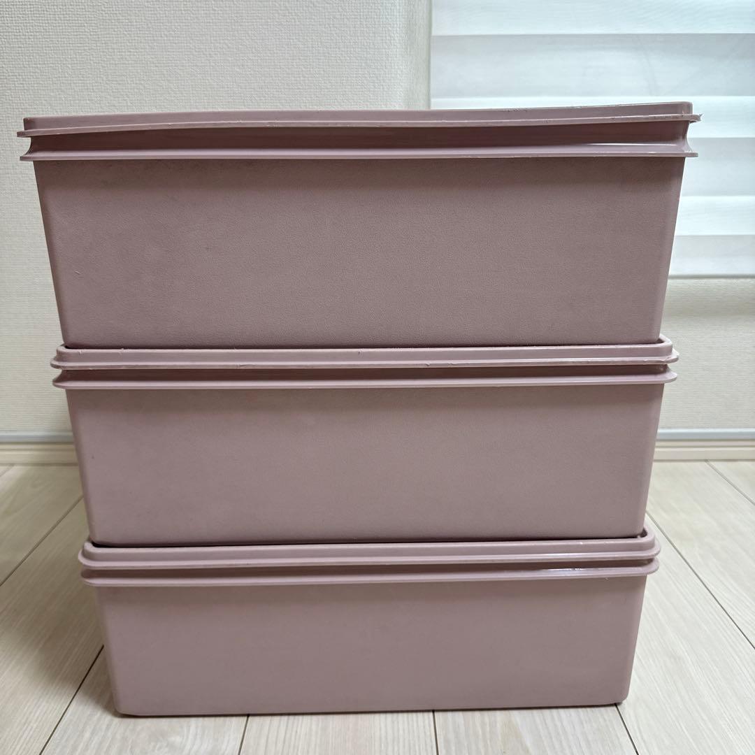 Tupperware タッパーウェア スーパーケース 浅型3個 - メルカリ