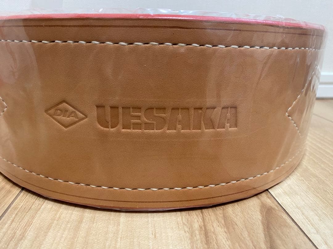 ★ウエサカ★　プレミアムウエイトリフティングベルト（2枚張り・シングルピン）　L ウエサカ プレミアムウエイトリフティングベルト（2枚張り・シングル