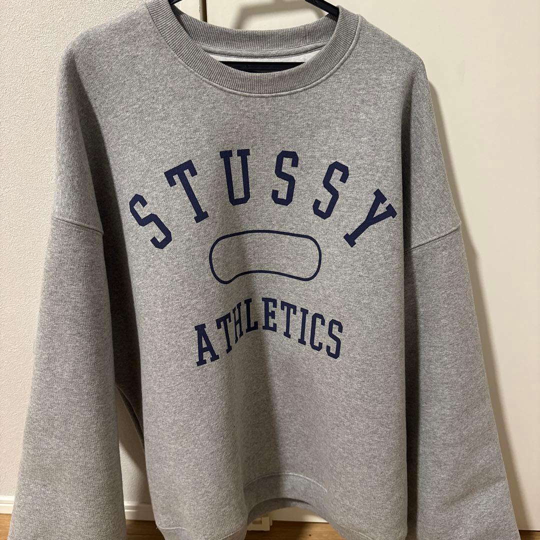 STUSSY グレー Lサイズ スウェット - メルカリ