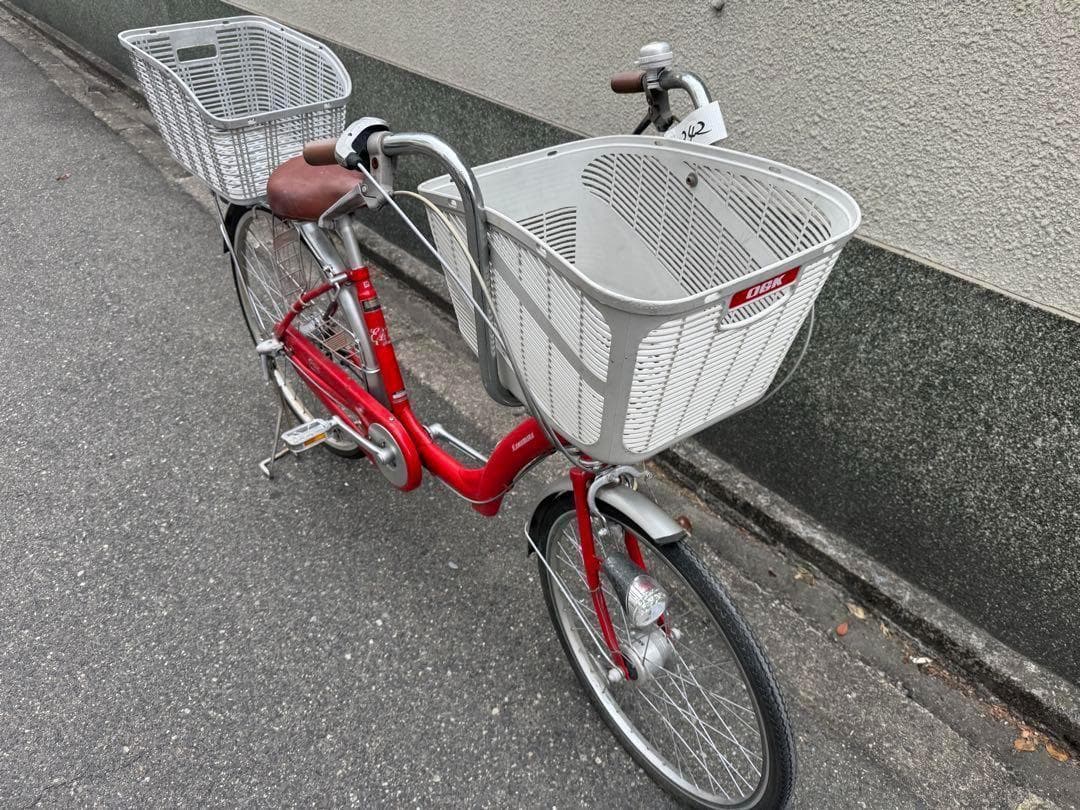 242）全車両格安販売‼️ 26インチオートライトママチャリシティサイクル