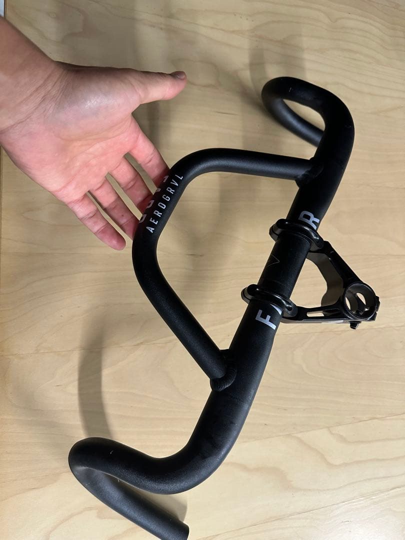 RideFARR エアロ グラベルバー & 70mmステムセット