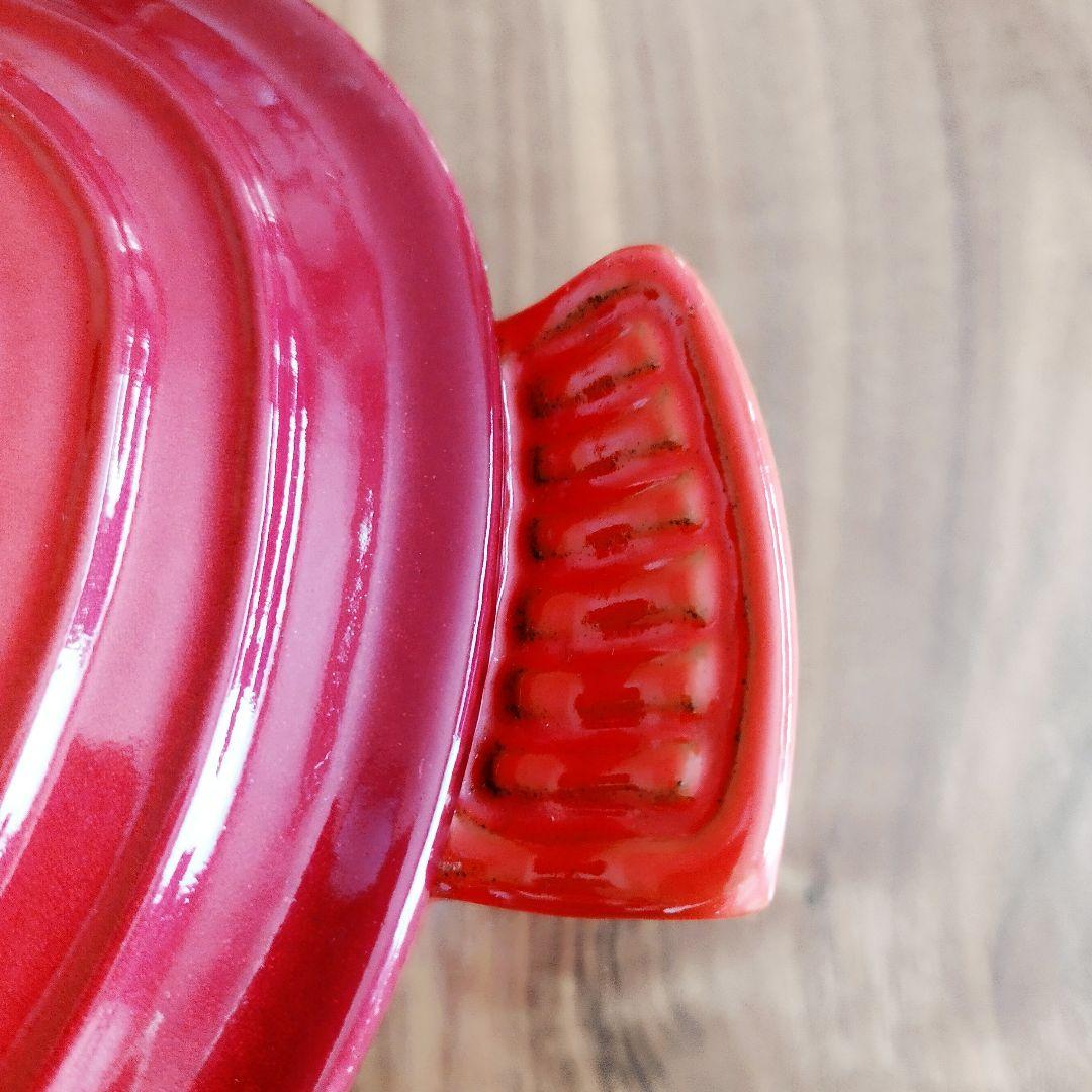 未使用]LE CREUSET ル・クルーゼ ココットダムール ハート型 両手鍋