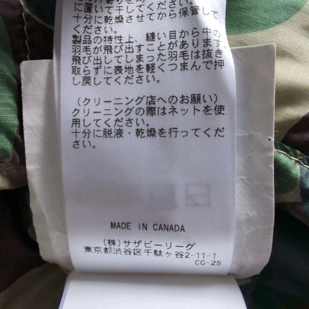 美品✨ カナダグース エイプ ダウンスカーフ ダウンマフラー カモフラ