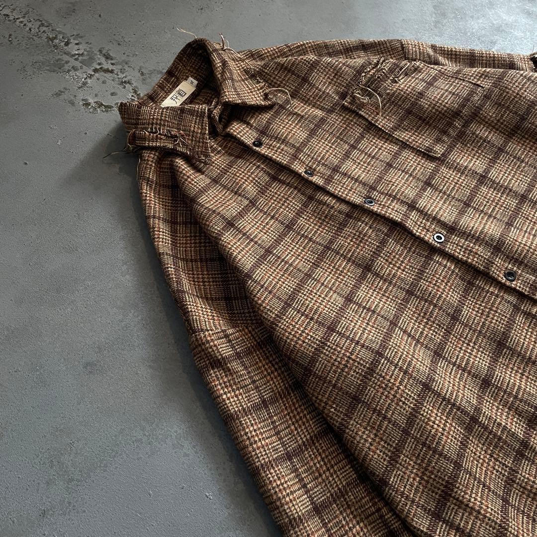 90's grunge “XL“boro flannel shirt