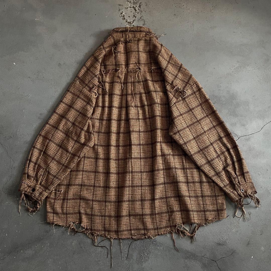 90's grunge “XL“boro flannel shirt