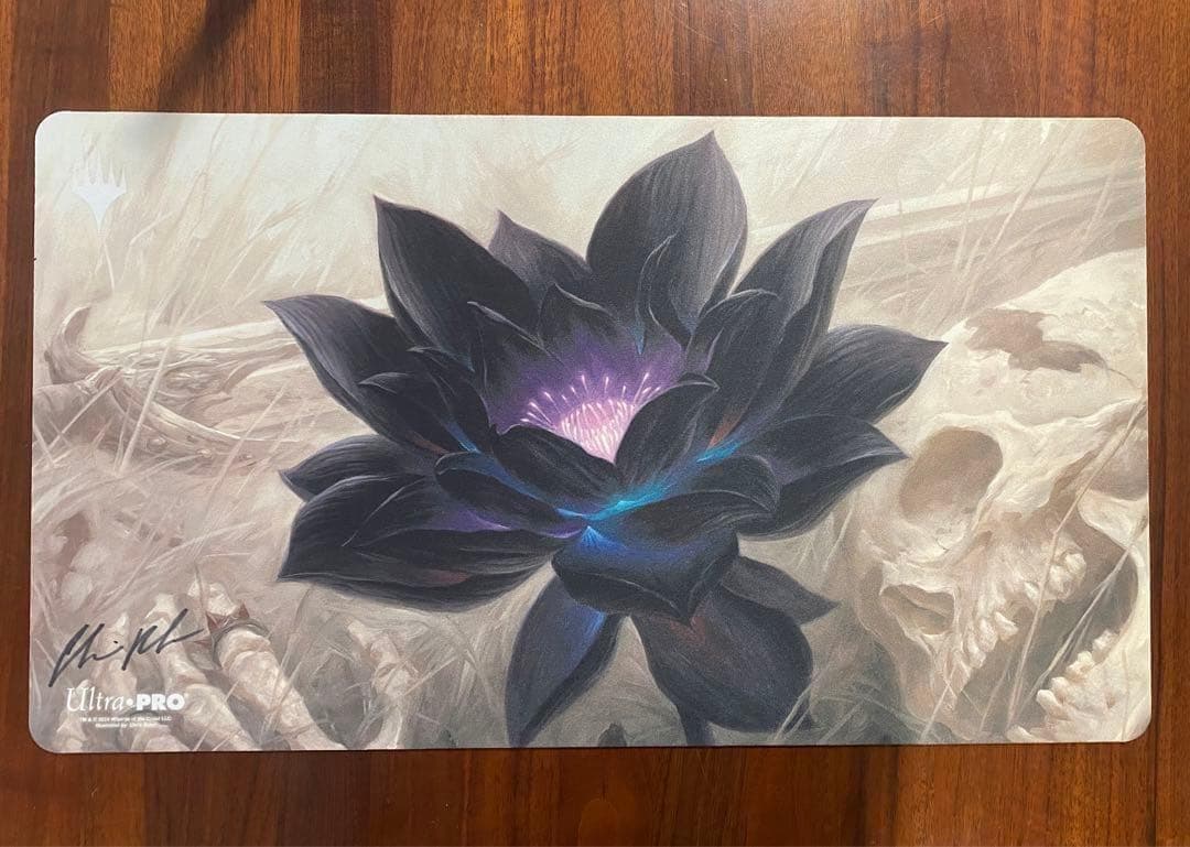 あ*ー様 black lotus プレイマット　ブラックロータス アーティストサ Amazon.co.jp: MTGプレイマット(通常サイズ) ブラックロータス