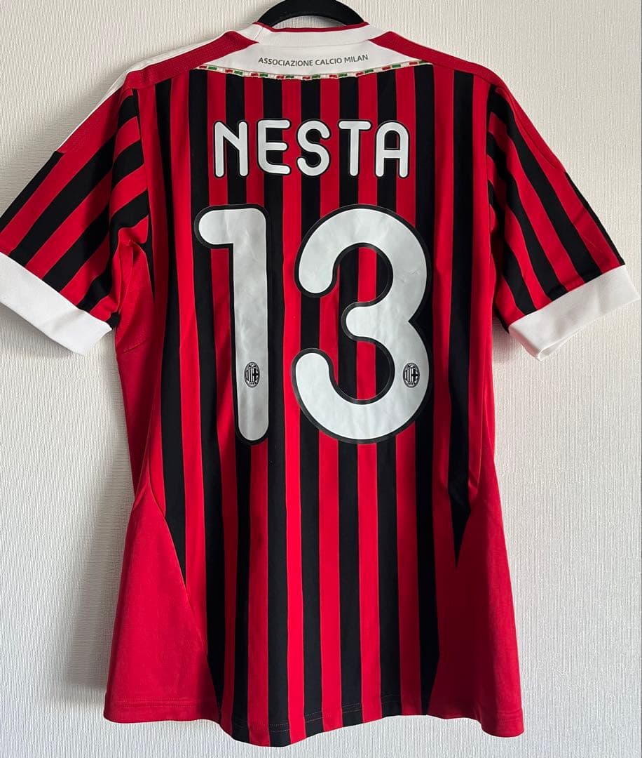 サッカー ACミラン 11/12 ネスタ #13 ユニフォーム