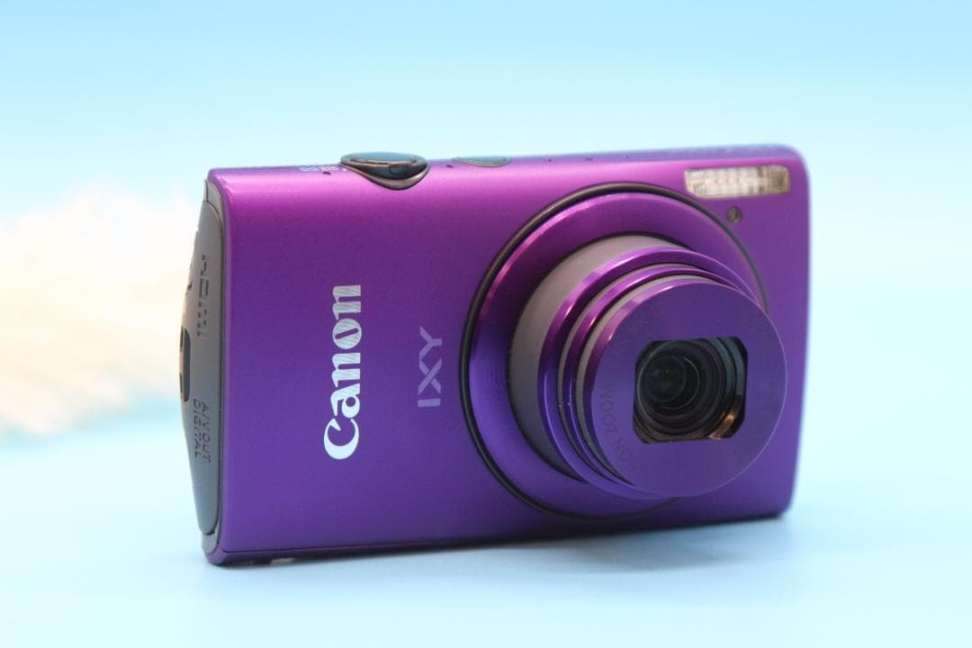 美品】Canon IXY 600F パープル 専用ケース オールド コンデジ Canon