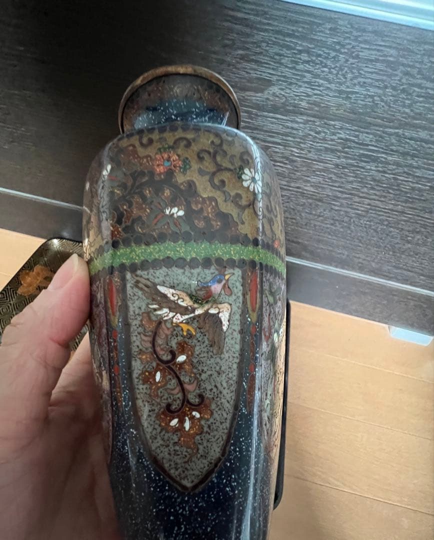 江戸中期 古伊万里 元禄期 渦福 色絵菊花牡丹唐草文 中鉢 古伊万里 染