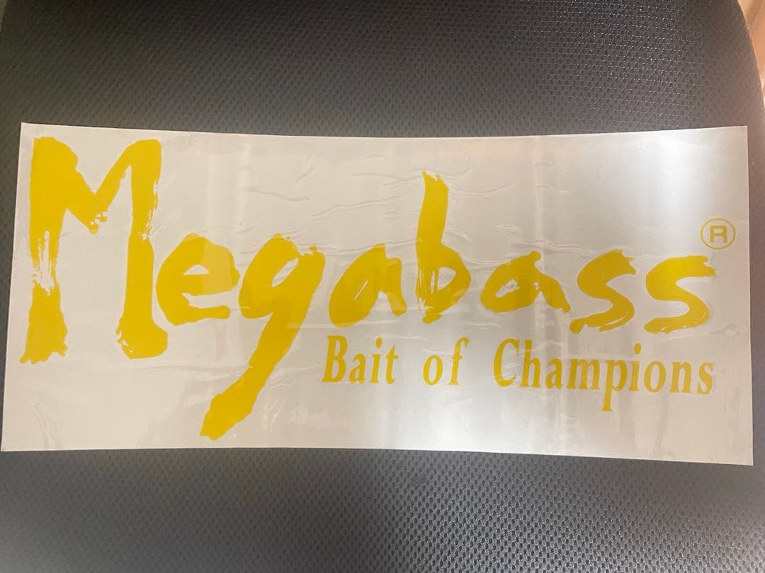 希少】メガバス 特大ステッカー 40cm 6枚セット おまけ付き モノ