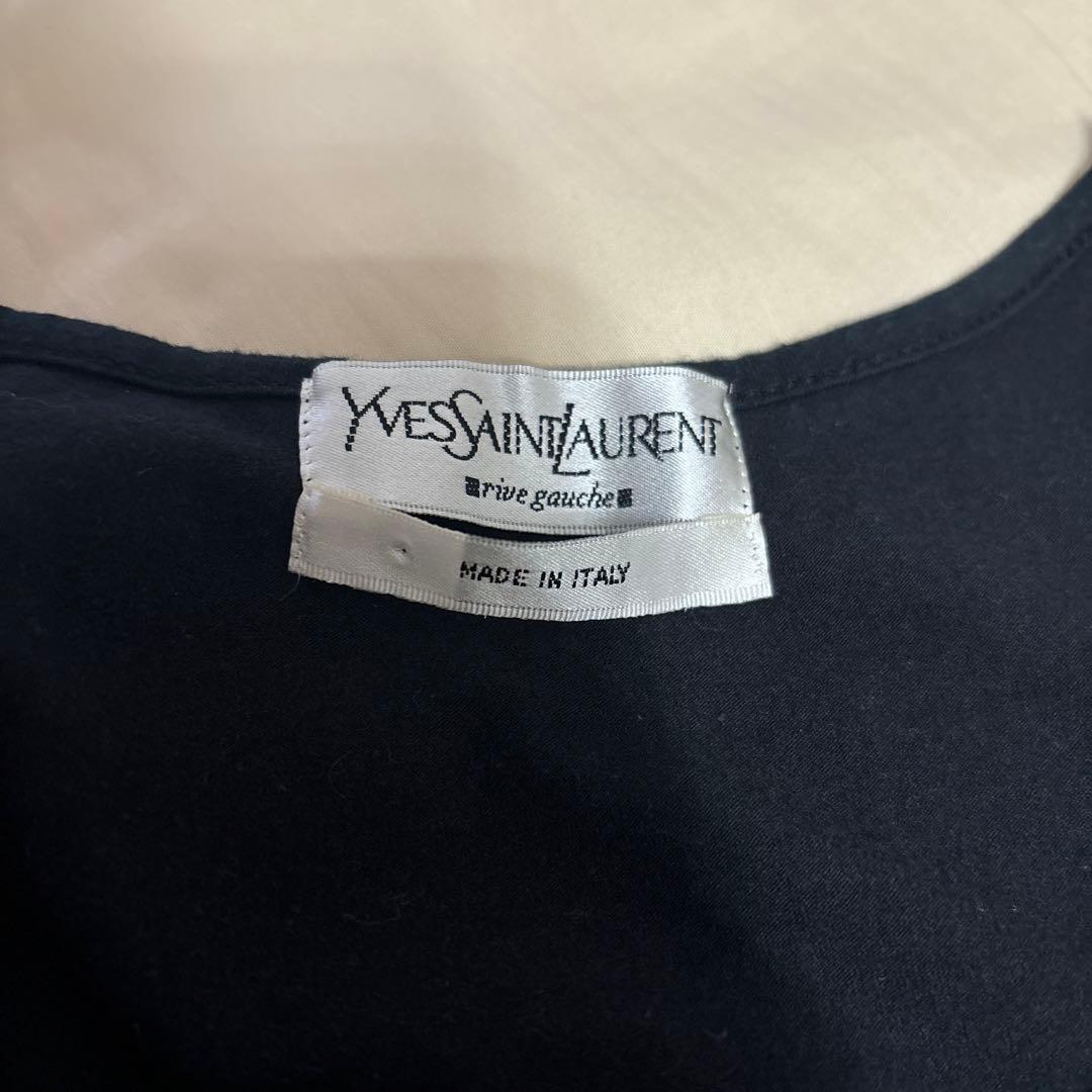 ysl イヴ・サンローラン タンクトップ キャミソール ラインストーン