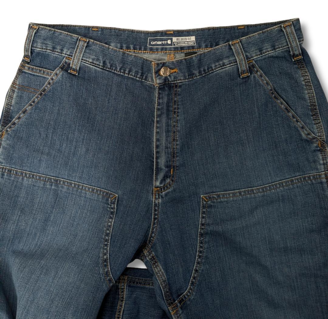 メキシコ製 カーハート W31L30 タホ デニム 103329 ダブルニー - メルカリ