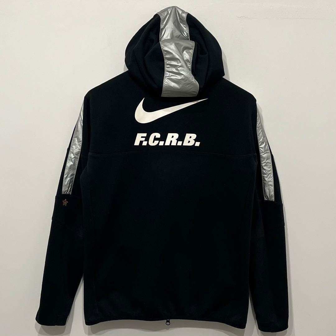 FCRB NIKE ロゴ リフレクター スウェットジップパーカー L ブリストル