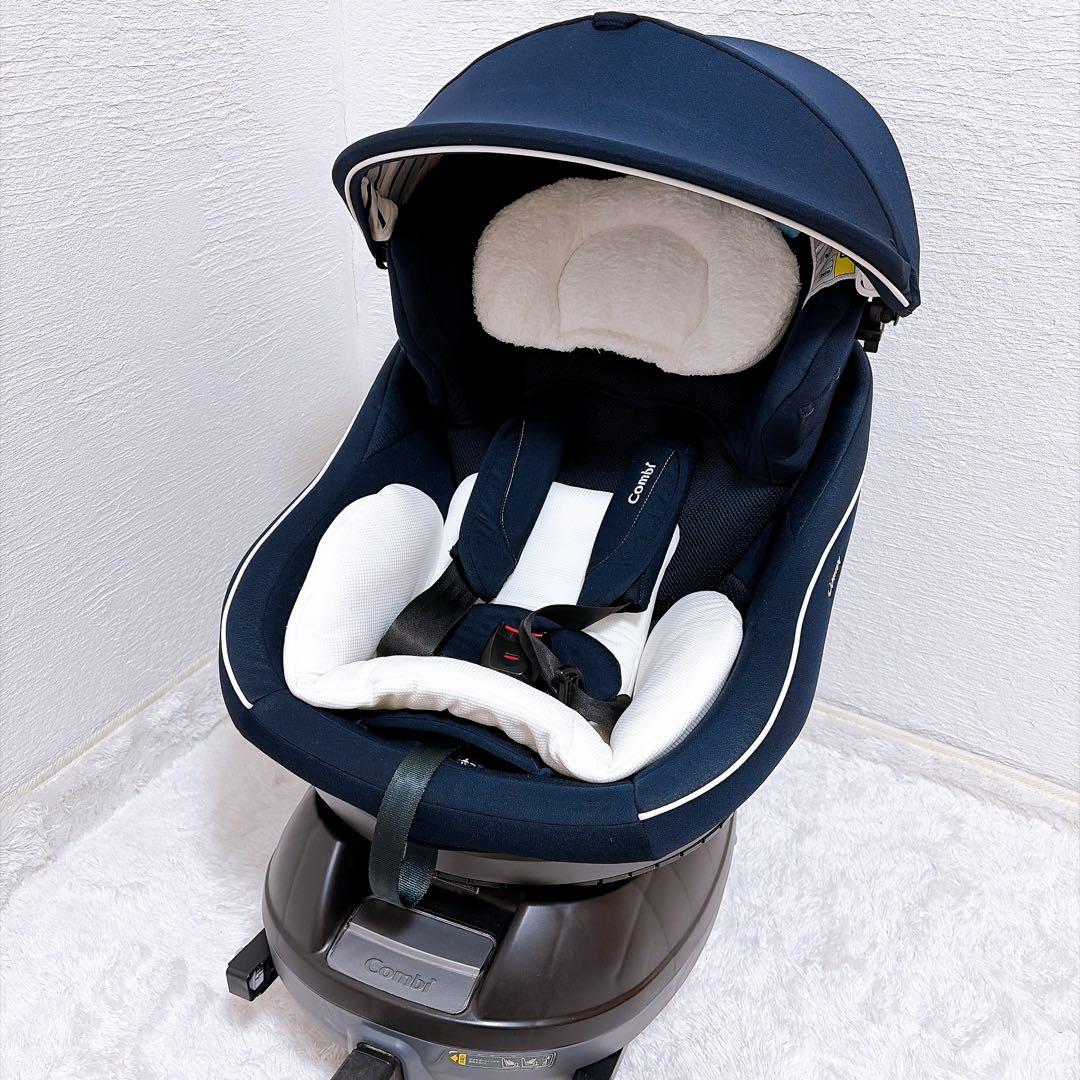【美品】 コンビ チャイルドシート クルムーヴ スマート ネイビーISOFIX Combi コンビ クルムーヴ スマート ISOFIX | チャイルドシート