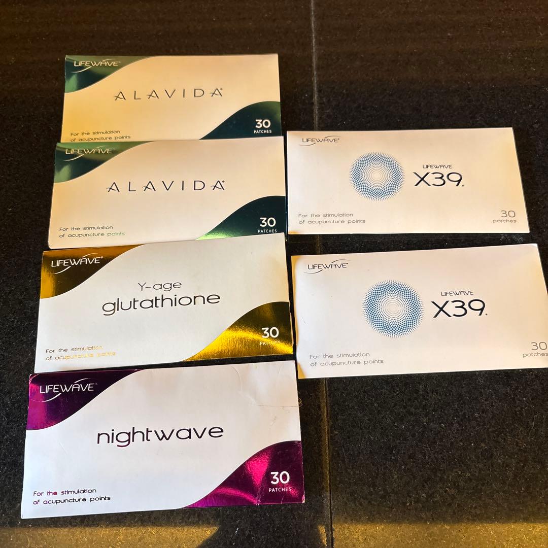 未開封 ライブウェーブ パッチ 6パック X39 アラビダ 他 LIFEWAVE エックスサーティナイン ライフウェーブ X39 パッチシール 30枚 説明書