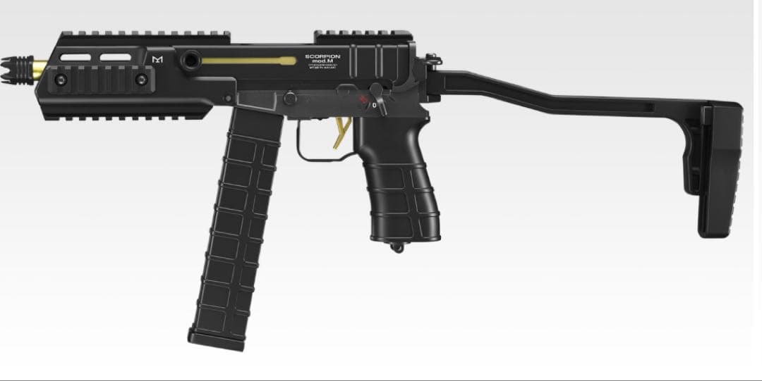 東京マルイ　スコーピオン モッドM ブラック サブマシンガン 楽天市場】【送料無料】東京マルイ 電動コンパクトマシンガン