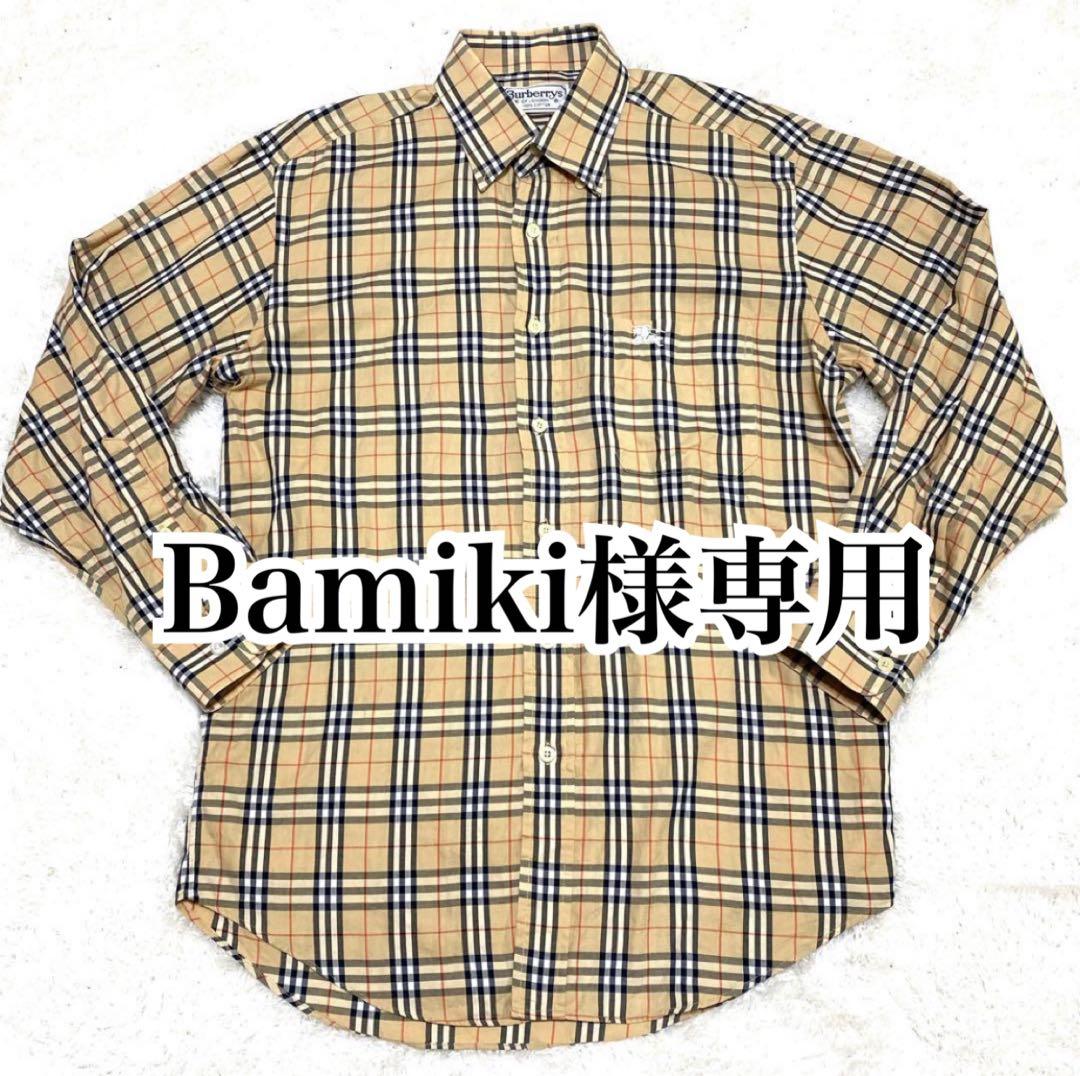 Burberrys バーバリー ノバチェック 長袖シャツ 39 M ホースロゴ