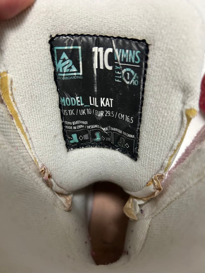 K2 スノーボードセット ピンク/パープル キッズ