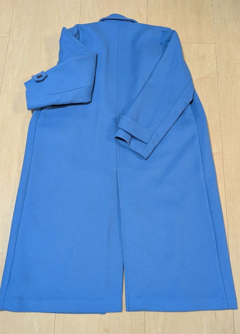 美品】ジョイントワークス チェスターコート サックスブルー