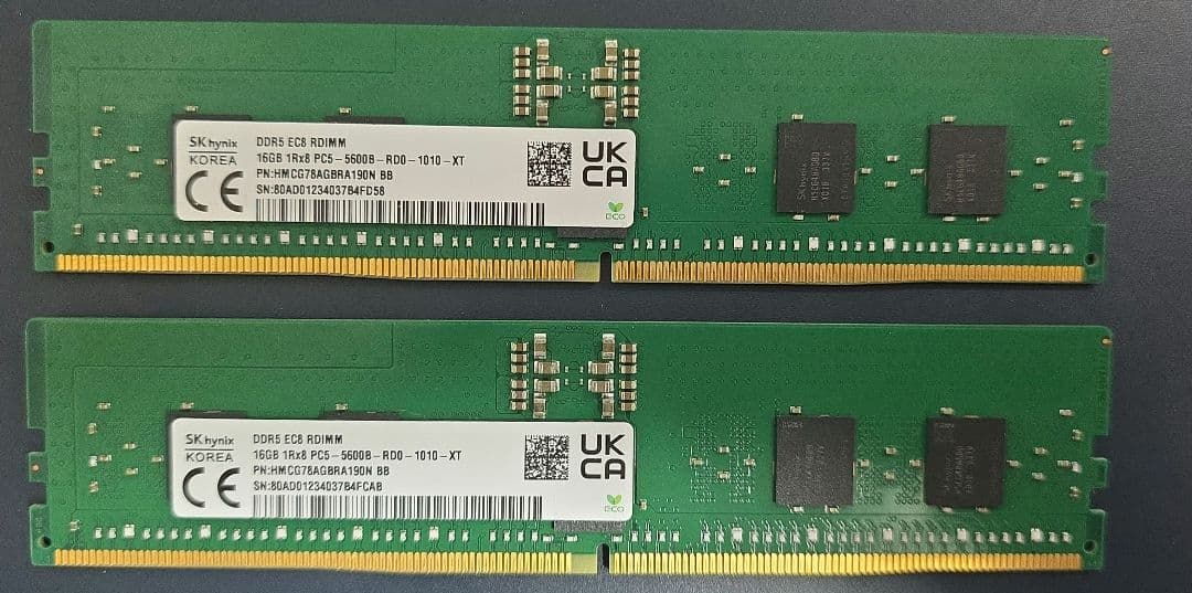 SK hynix 16GB×2 DDR5 SO-DIMM メモリー SK hynix 16GB (2x8GB) 1Rx16