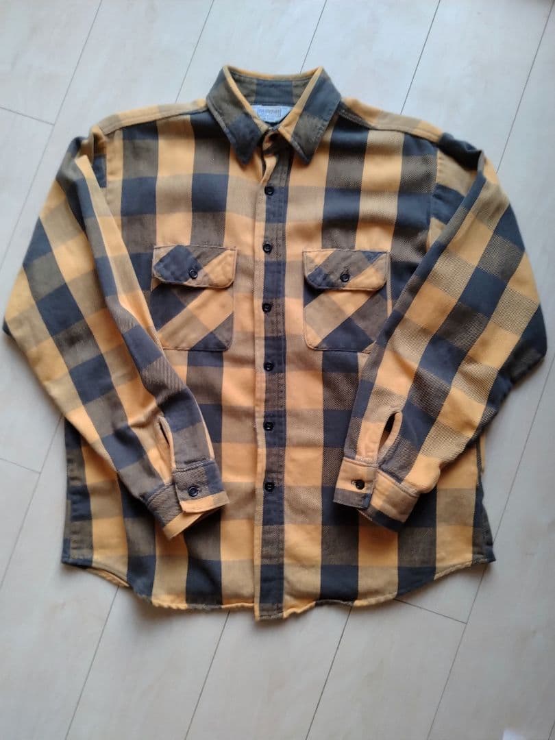 FIVE BROTHER 80s USA製 黒×黄 ブロックチェックネルシャツ 楽天市場】70's 80's USA製 □ ファイブ ブラザー チェック 長袖