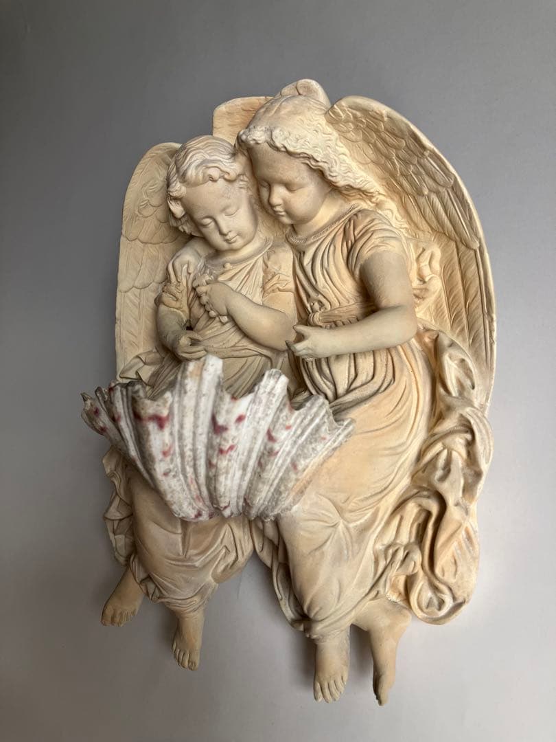 幼い天使たちの聖水盤 フランスアンティーク - アンティーク雑貨一 番