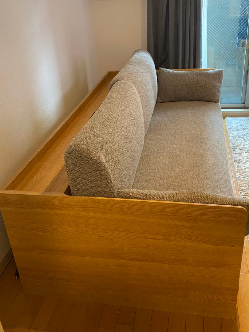 ふか様専用】3wayベッドソファ(B1-USB2 GY/MBR) - メルカリ