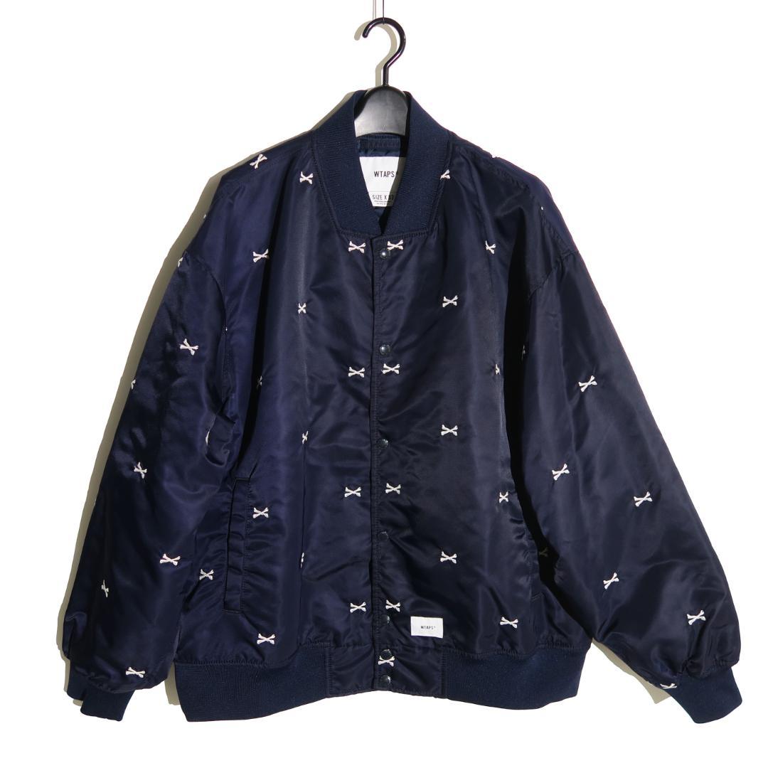 WTAPS TEAM JACKET NYLON.TWILL.TEXTILE