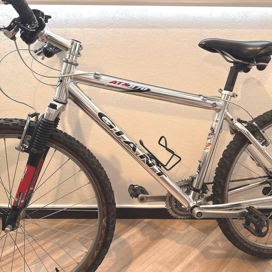 直引取もOK】GIANT ATX 890 アルミ 26インチ MTB シルバー - メルカリ