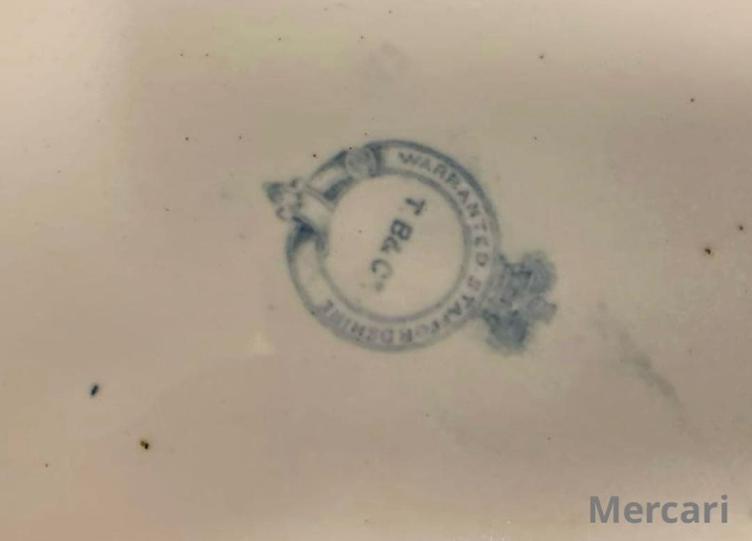 【レア】ヴィクトリアン　アジアティックフェザンツオーバル　大皿　38.5cm