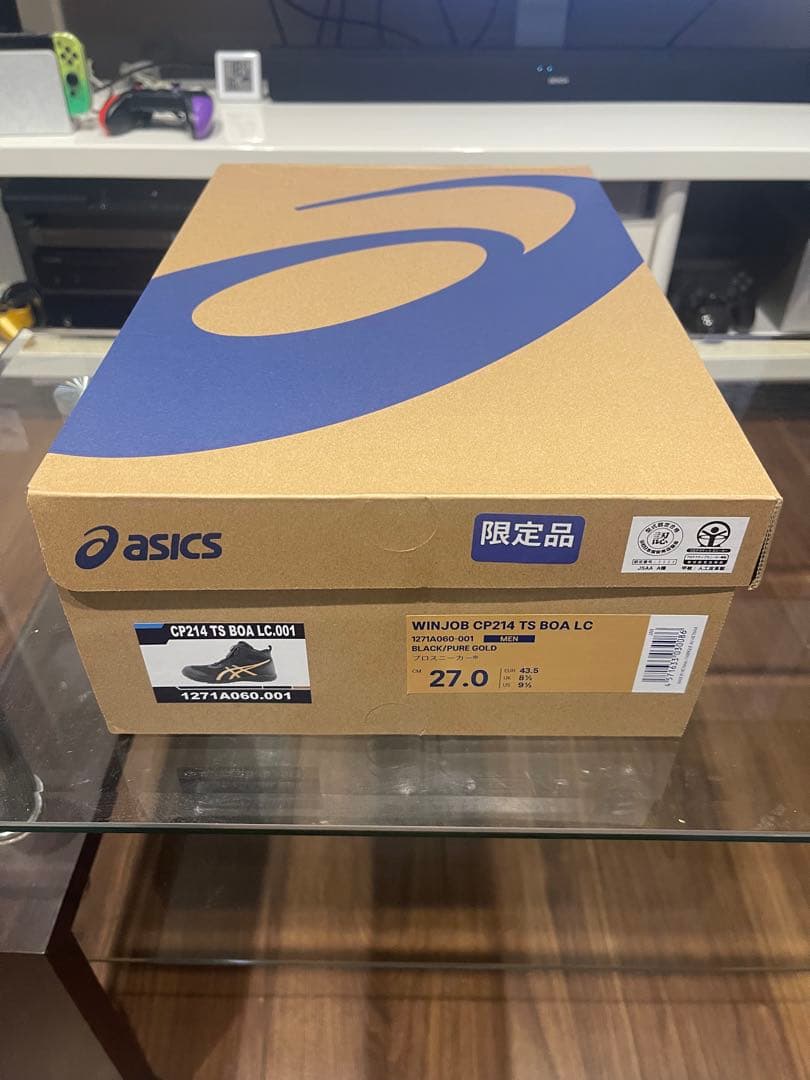 asics CP216 TOUGH.020 27.0cm 安全靴