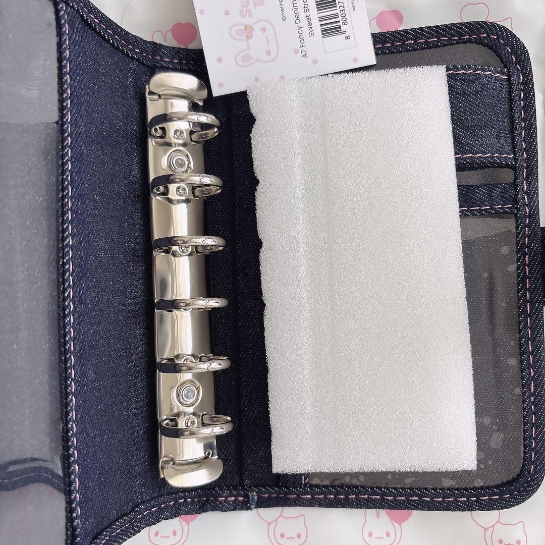 MERING メリング シール帳 デニム イチゴ バインダー 公式 - メルカリ