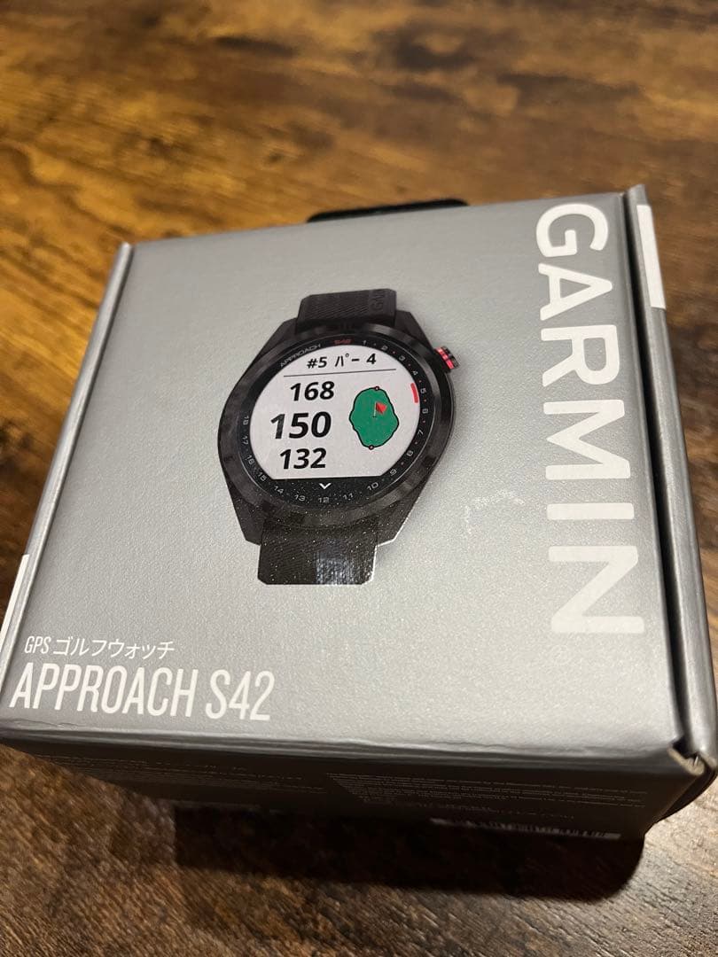 ひげ！！！GARMIN APPROACH S42 GPSゴルフウォッチ Garmin ファッション性と機能性を両立したGPSゴルフウォッチ