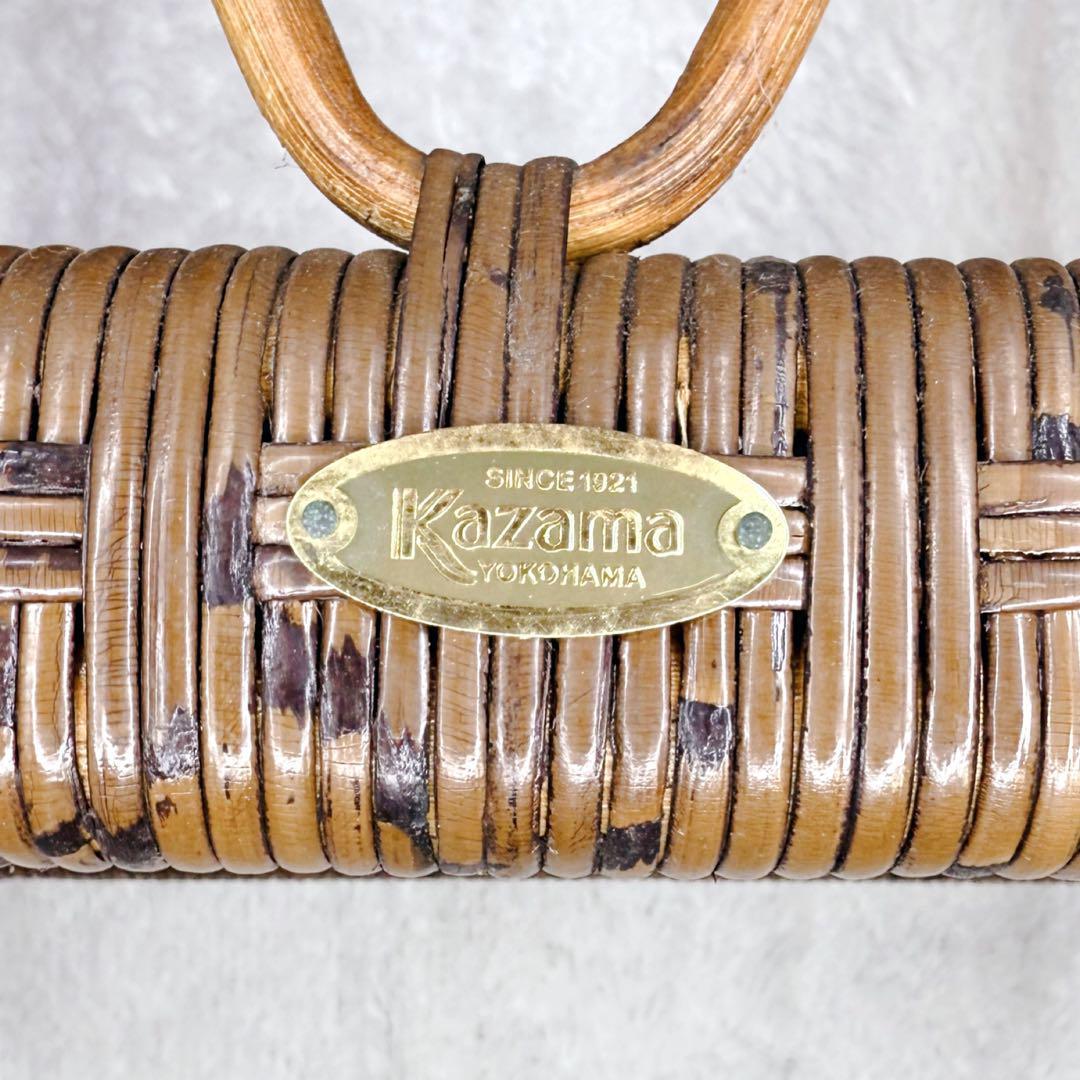 ヴィンテージ Kazama 籐 ラタン シェルフ シェルフL 4段 自然素材