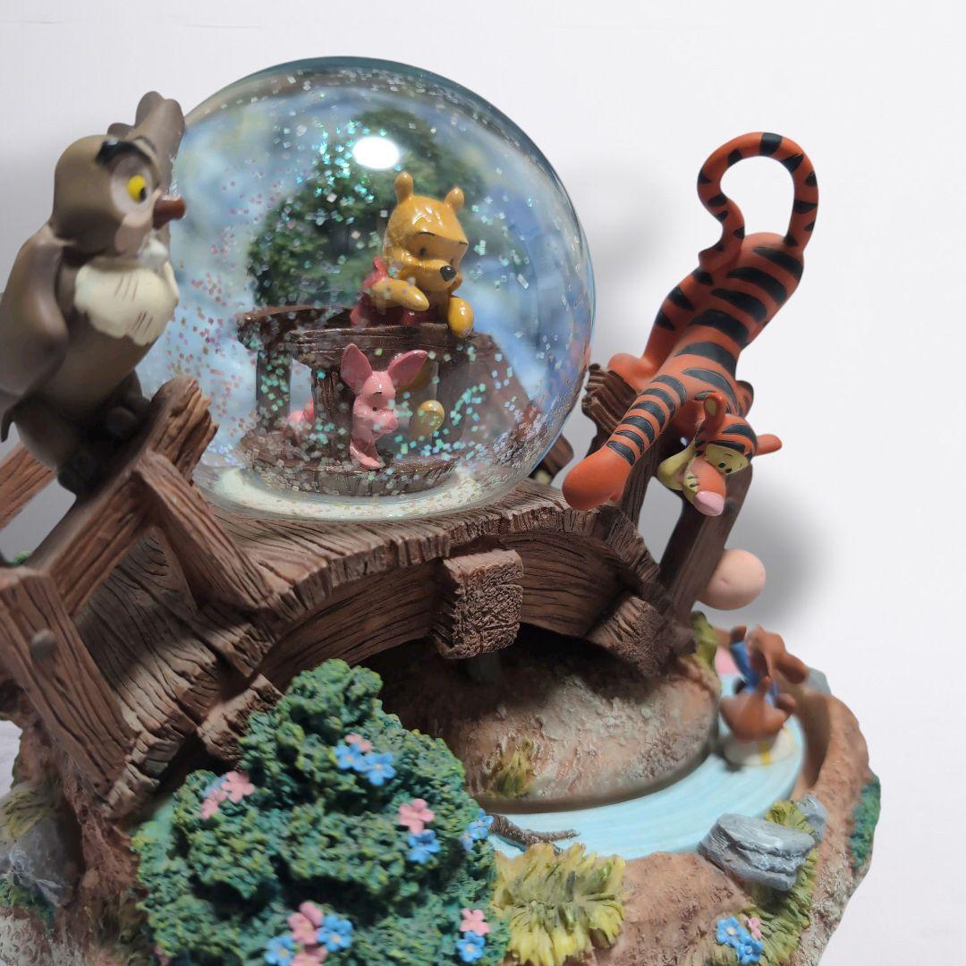 Disney くまのプーさん オルゴール スノードーム 訳あり