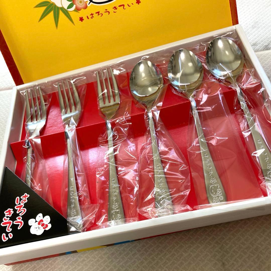 新品】ハローキティ カトラリー 14点 非売品 2014／2016 レア 食器