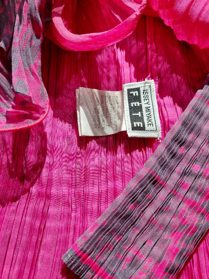 難アリ▪︎イッセイミヤケ▪︎ISSEY MIYAKE FETE▪︎二重布ストール