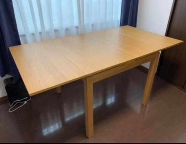 IKEA BJURSTA 伸長式ダイニングテーブル - メルカリ
